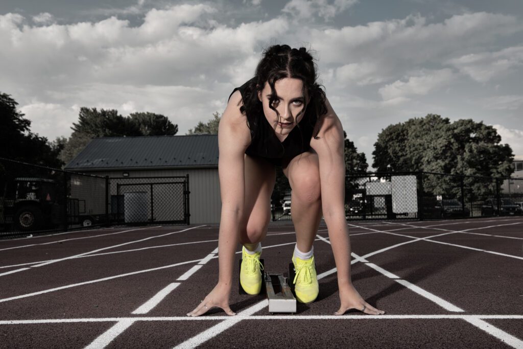 track and field, runner