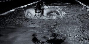swimmer fly stroke